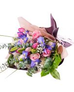 Lavender Whispers Iris Bouquet