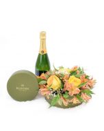 The Perfect Trio Flowers & Champagne Gift