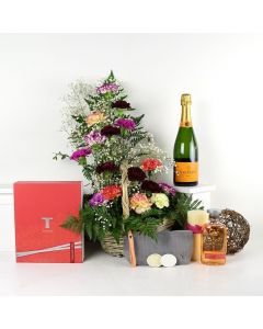 Thymes Beauty Champagne & Flower Gift