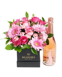 Pops of Cheer Flowers & Champagne Gift