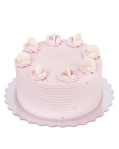 Vanilla Cake with Raspberry Buttercream
