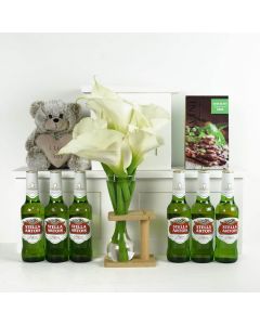 The Bold & Beautiful Flowers & Beer Gift