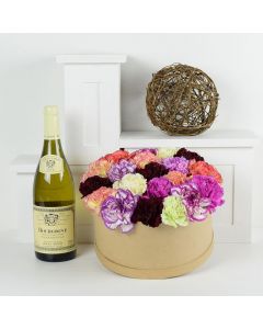 A Day In Paradise Flowers & Wine Gift